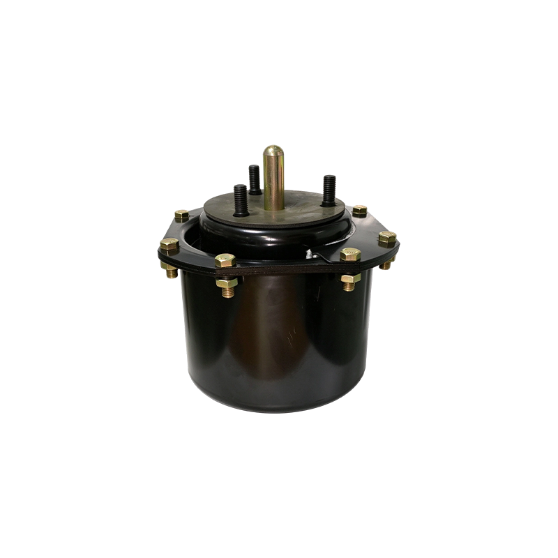 Flange-Mount Single Brake Chamber (Black)